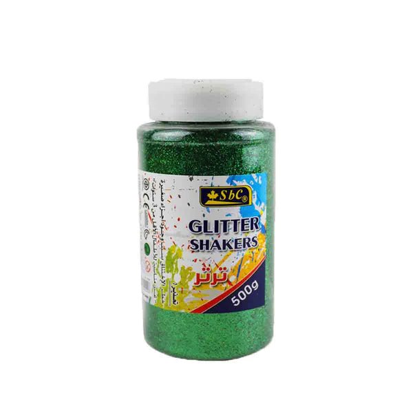 SBC Glitter Shakers 500g Green - Al Kabayel Discount CentreSBC Glitter Shakers 500g GreenGlueSBCAl Kabayel Discount Centre