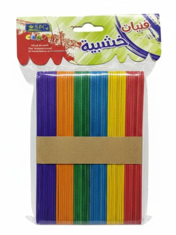 Sbc Rainbow Wooden Craft Sticks Set – 48 - Piece Assorted Color Pack - Al Kabayel Discount CentreSbc Rainbow Wooden Craft Sticks Set – 48 - Piece Assorted Color PackCraft SuppliesSBCAl Kabayel Discount Centre