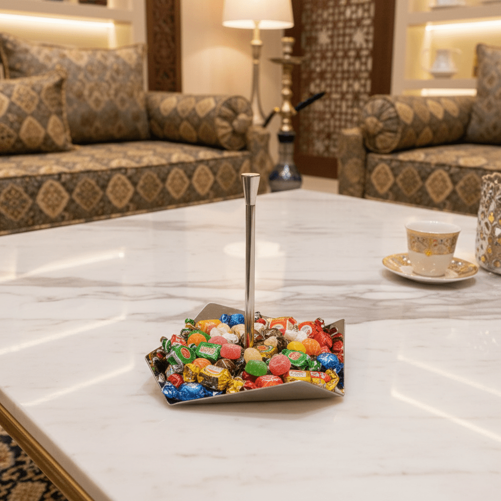 SBTC Compact Stainless Steel Candy Plate with Handle for Small Serving Portions – 13 × 15 cm - Al Kabayel Discount CentreSBTC Compact Stainless Steel Candy Plate with Handle for Small Serving Portions – 13 × 15 cmServing TraysSBTCAl Kabayel Discount Centre