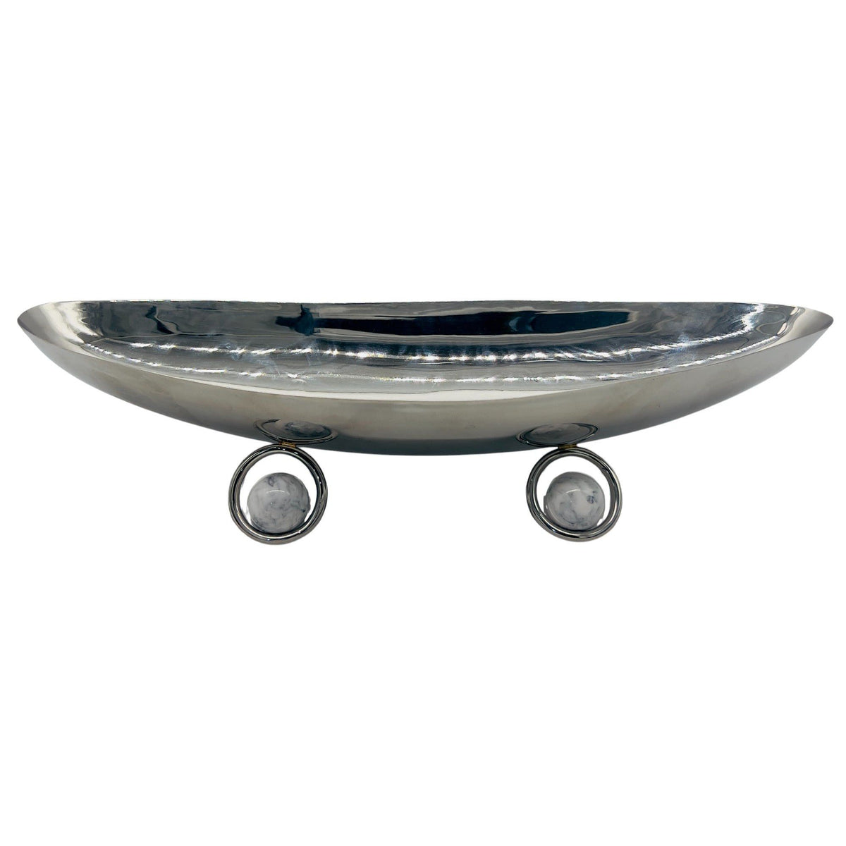 SBTC Stainless Steel Boat Shaped Footed Candy Plate 45cm*17.5cm*8.5cm - Al Kabayel Discount CentreSBTC Stainless Steel Boat Shaped Footed Candy Plate 45cm*17.5cm*8.5cmCandy ServersSBTCAl Kabayel Discount Centre