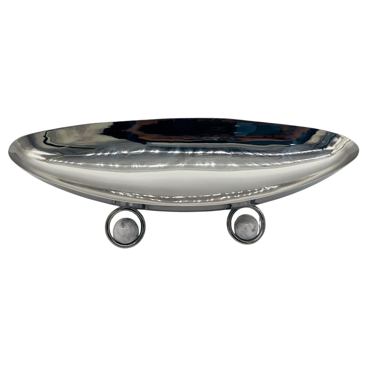 SBTC Stainless Steel Boat Shaped Footed Candy Plate 45cm*17.5cm*8.5cm - Al Kabayel Discount CentreSBTC Stainless Steel Boat Shaped Footed Candy Plate 45cm*17.5cm*8.5cmCandy ServersSBTCAl Kabayel Discount Centre