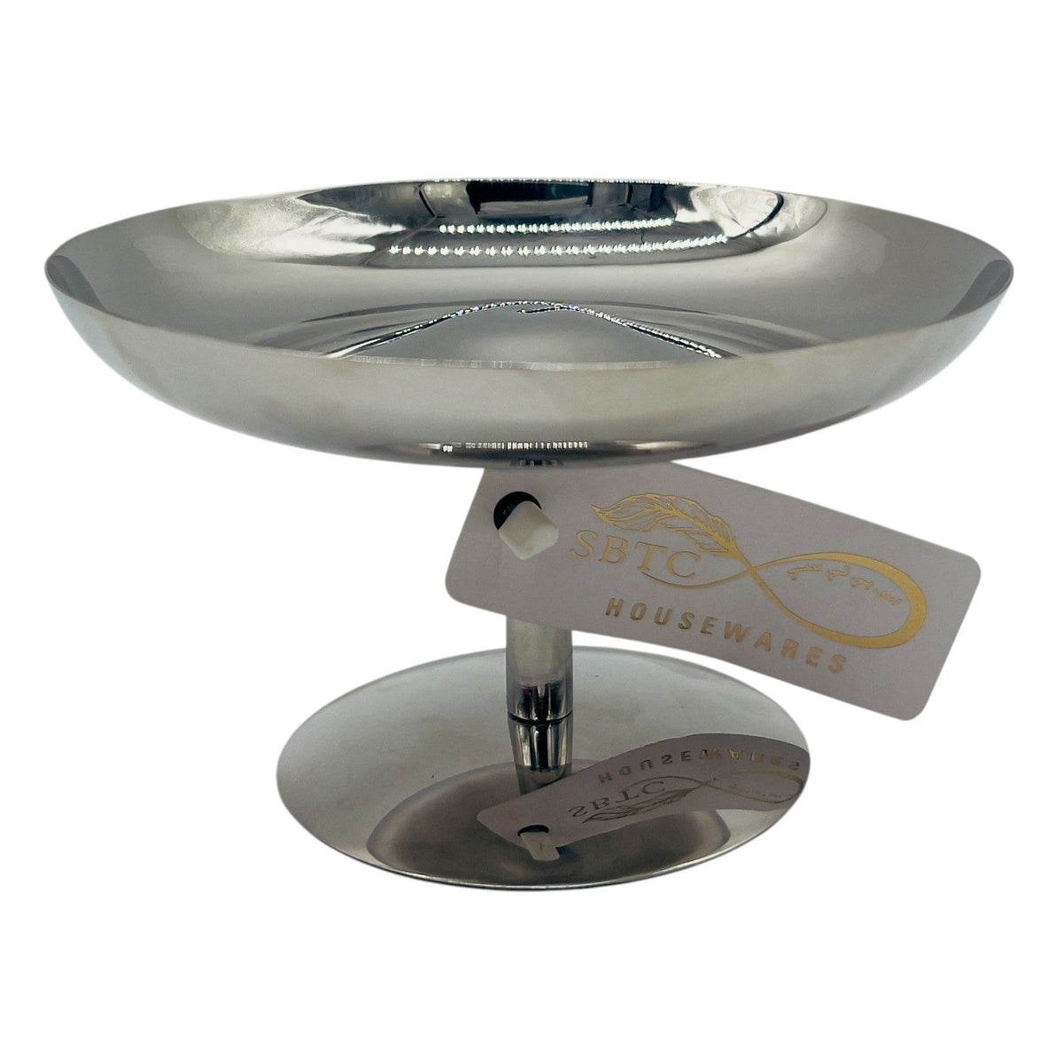 SBTC Stainless Steel Footed Candy Plate 13cm*7.5cm - Al Kabayel Discount CentreSBTC Stainless Steel Footed Candy Plate 13cm*7.5cmCandy ServersSBTCAl Kabayel Discount Centre