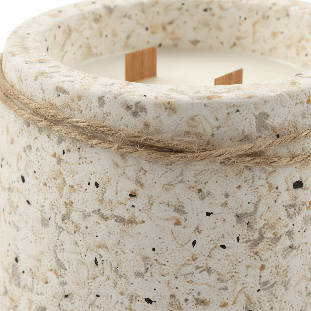 Scented Candle – POP Stone Look Double Wooden Wick – 13×9 cm - Al Kabayel Discount CentreScented Candle – POP Stone Look Double Wooden Wick – 13×9 cmCandlesAKDCAl Kabayel Discount Centre