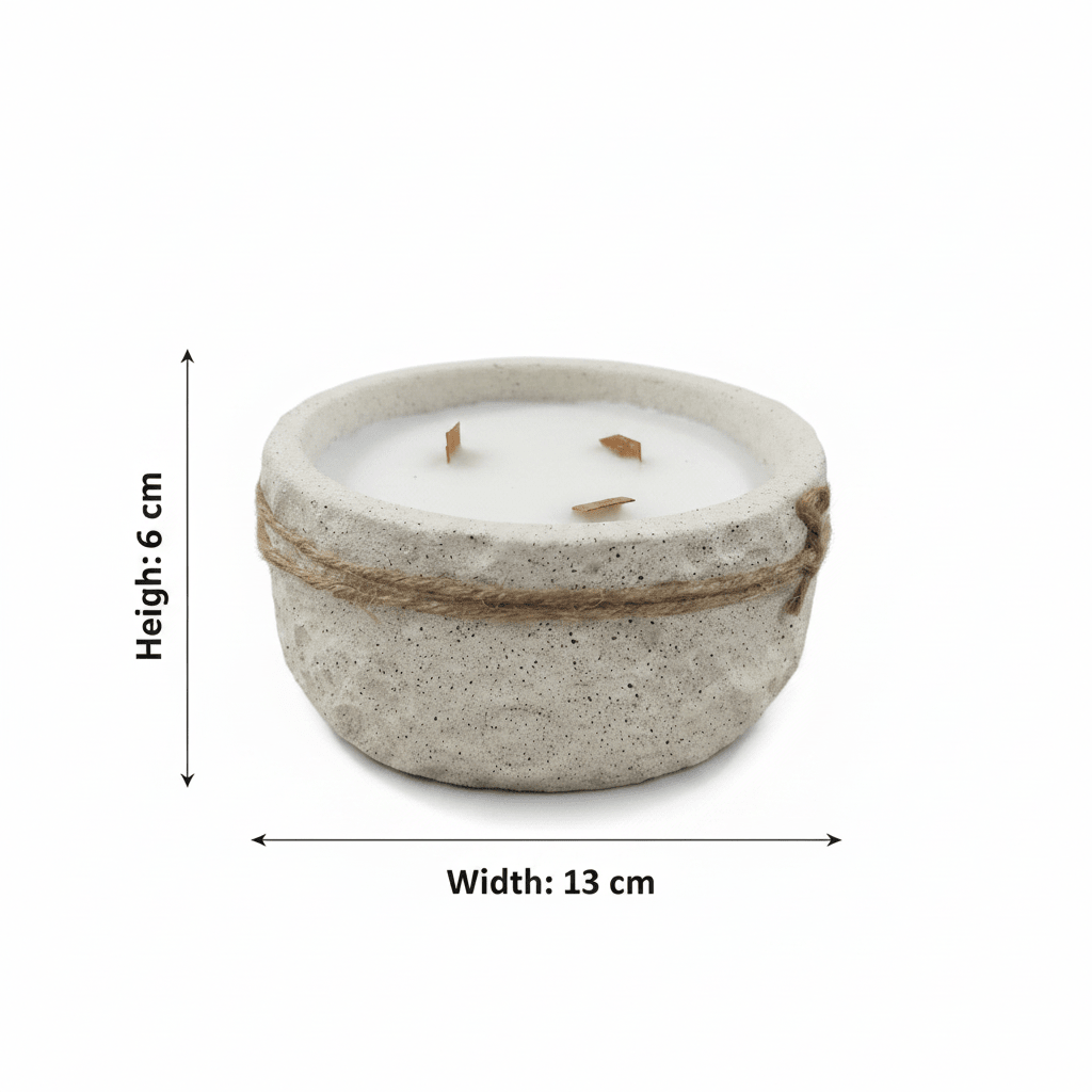 Scented Candle – POP Stone Look/Triple Wick – 13×6 cm - Al Kabayel Discount CentreScented Candle – POP Stone Look/Triple Wick – 13×6 cmCandlesAKDCAl Kabayel Discount Centre