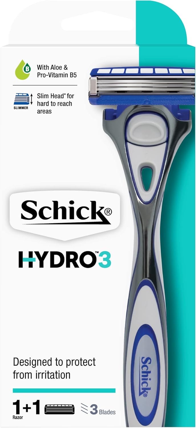 Schick Hydro Safe and Smooth Shave - Prevents Nicks and Cuts 3 Kit 1 - Al Kabayel Discount CentreSchick Hydro Safe and Smooth Shave - Prevents Nicks and Cuts 3 Kit 1Personal Care & Styling ToolsSCHICKAl Kabayel Discount Centre