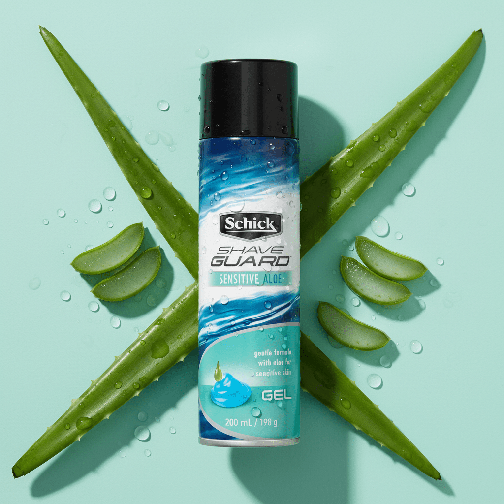 Schick Shave Guard Sensitive Skin Shaving Gel with Aloe Vera 200ml - Al Kabayel Discount CentreSchick Shave Guard Sensitive Skin Shaving Gel with Aloe Vera 200mlShaving & GroomingSCHICKAl Kabayel Discount Centre