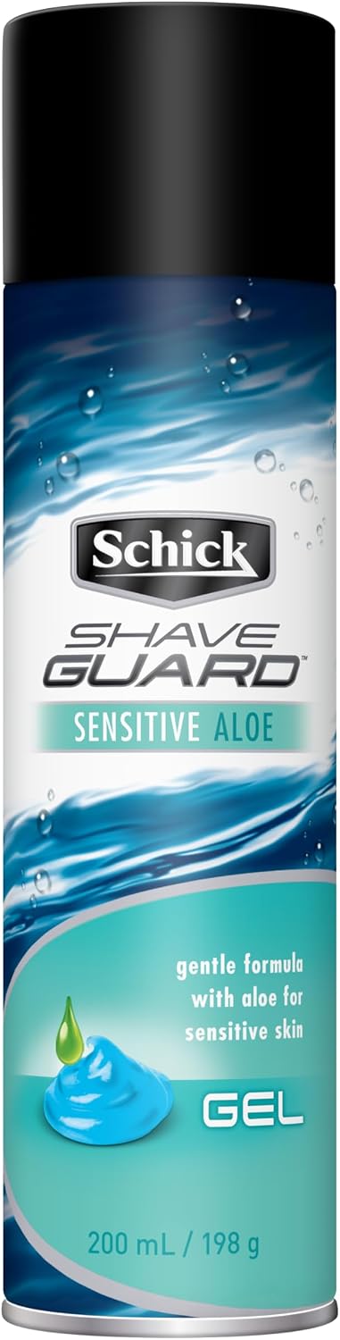 Schick Shave Guard Sensitive Skin Shaving Gel with Aloe Vera 200ml - Al Kabayel Discount CentreSchick Shave Guard Sensitive Skin Shaving Gel with Aloe Vera 200mlShaving & GroomingSCHICKAl Kabayel Discount Centre