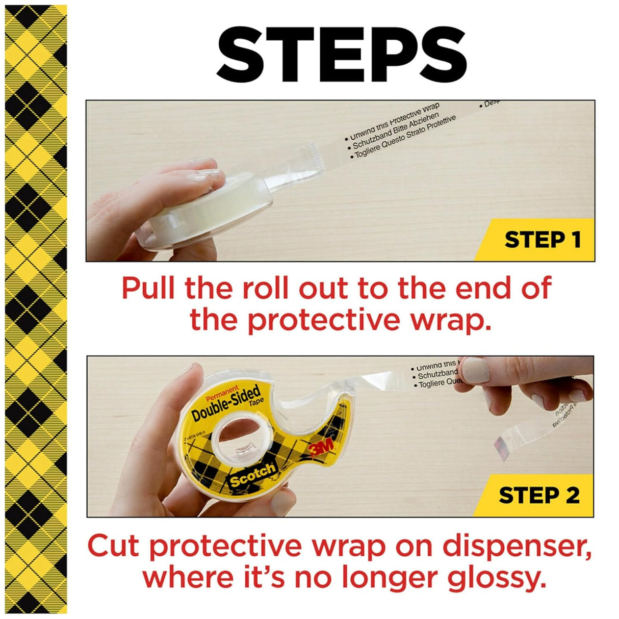 Scotch Double Sided Tape in Box 3/4 x 1299 in (19mm x 33m), 1 roll/box | Clear Tape | Strong adhesive | Permanent | Scrapbooking | Crafts | Photos | Bond | Double Sided Tape | Scotch Tape - Al Kabayel Discount CentreScotch Double Sided Tape in Box 3/4 x 1299 in (19mm x 33m), 1 roll/box | Clear Tape | Strong adhesive | Permanent | Scrapbooking | Crafts | Photos | Bond | Double Sided Tape | Scotch TapeNotepads & Legal Pads3MAl Kabayel Discount Centre