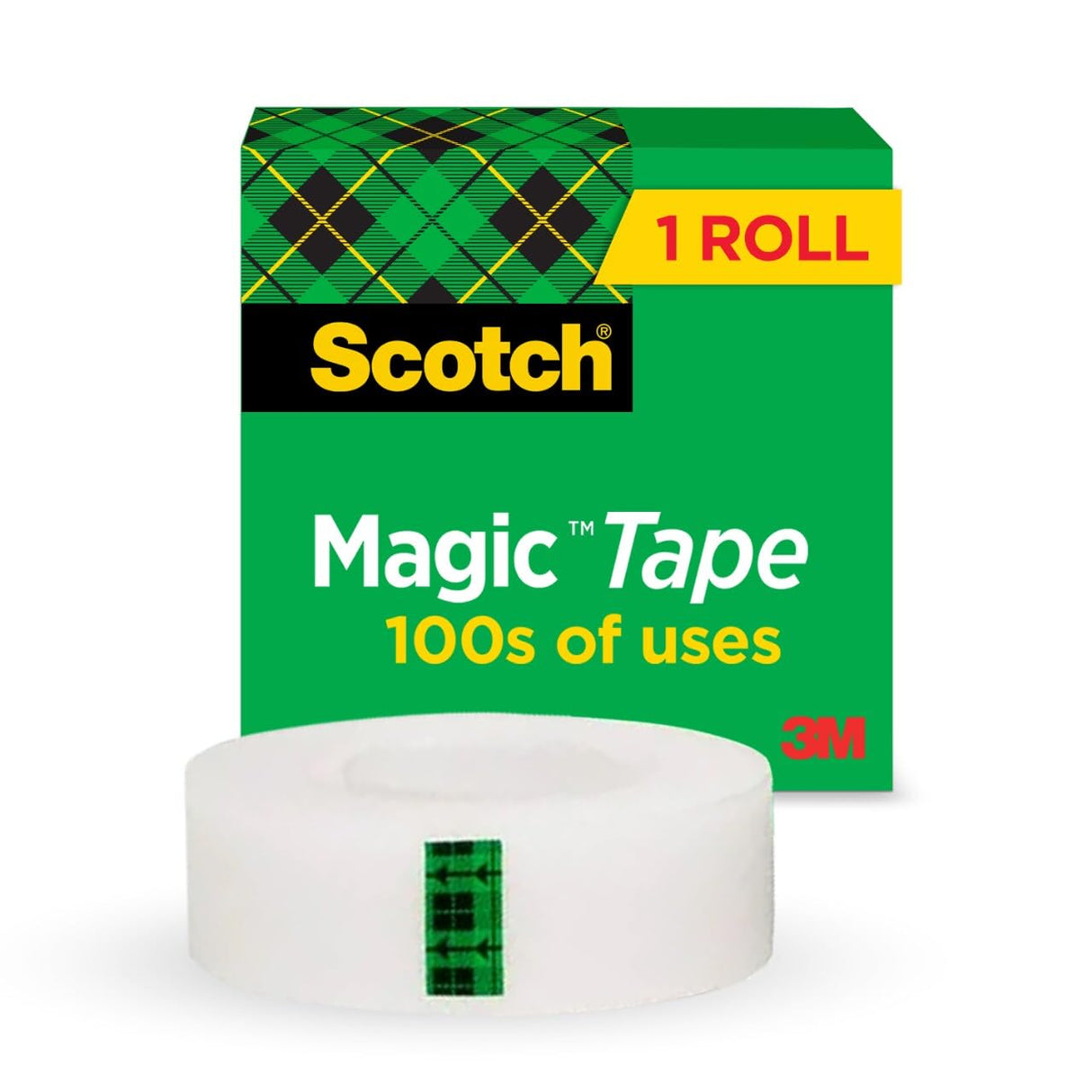 Scotch Magic Tape in Box 3/4 x 1299 in (19mm x 33m), 1 roll/box | Invisible | Removable | Sticky Tape | For Document Repair, Labelling and Sealing | Scotch Tape | Boxed individually - Al Kabayel Discount CentreScotch Magic Tape in Box 3/4 x 1299 in (19mm x 33m), 1 roll/box | Invisible | Removable | Sticky Tape | For Document Repair, Labelling and Sealing | Scotch Tape | Boxed individuallyTapes & Packaging Tapes3MAl Kabayel Discount Centre