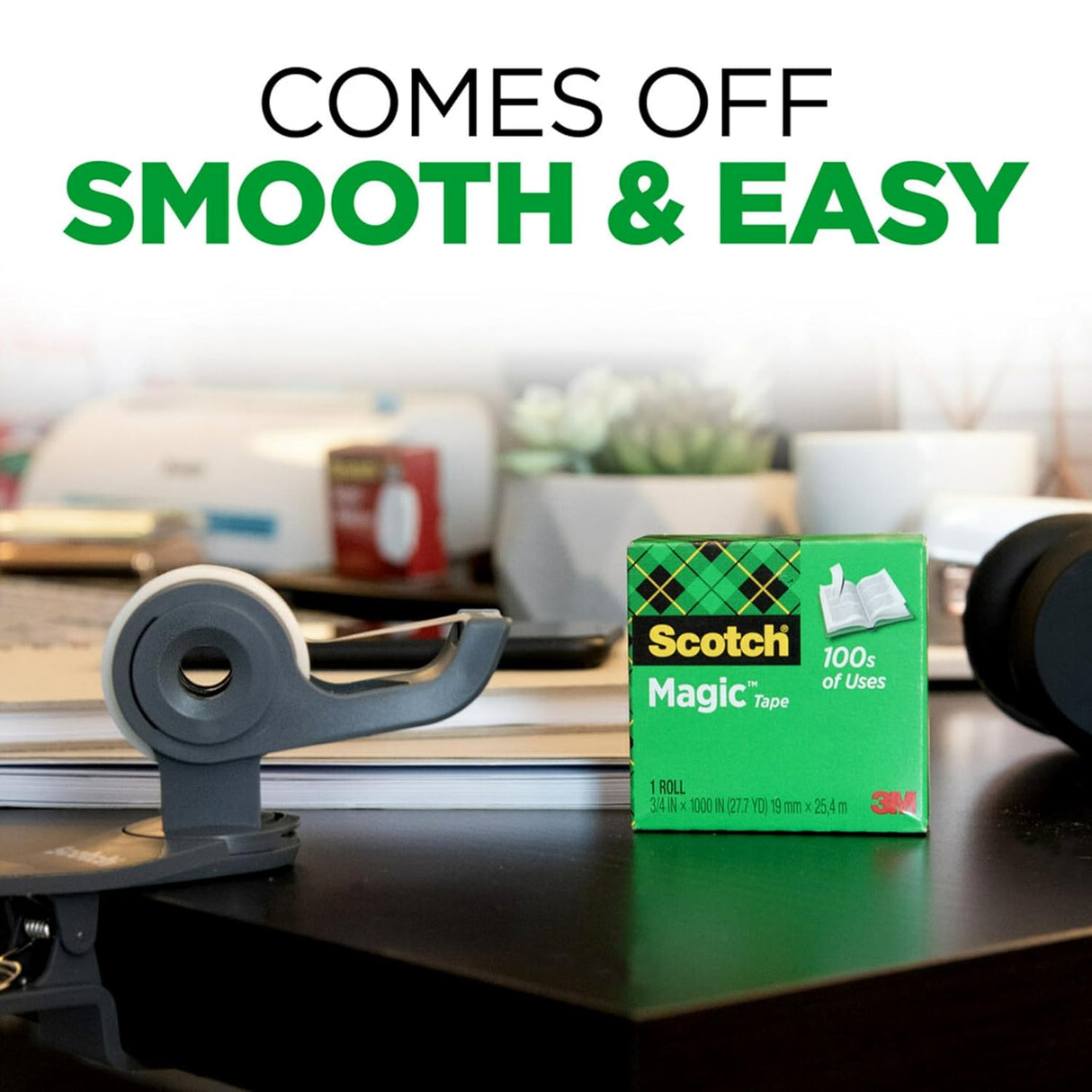 Scotch Magic Tape in Box 3/4 x 1299 in (19mm x 33m), 1 roll/box | Invisible | Removable | Sticky Tape | For Document Repair, Labelling and Sealing | Scotch Tape | Boxed individually - Al Kabayel Discount CentreScotch Magic Tape in Box 3/4 x 1299 in (19mm x 33m), 1 roll/box | Invisible | Removable | Sticky Tape | For Document Repair, Labelling and Sealing | Scotch Tape | Boxed individuallyTapes & Packaging Tapes3MAl Kabayel Discount Centre