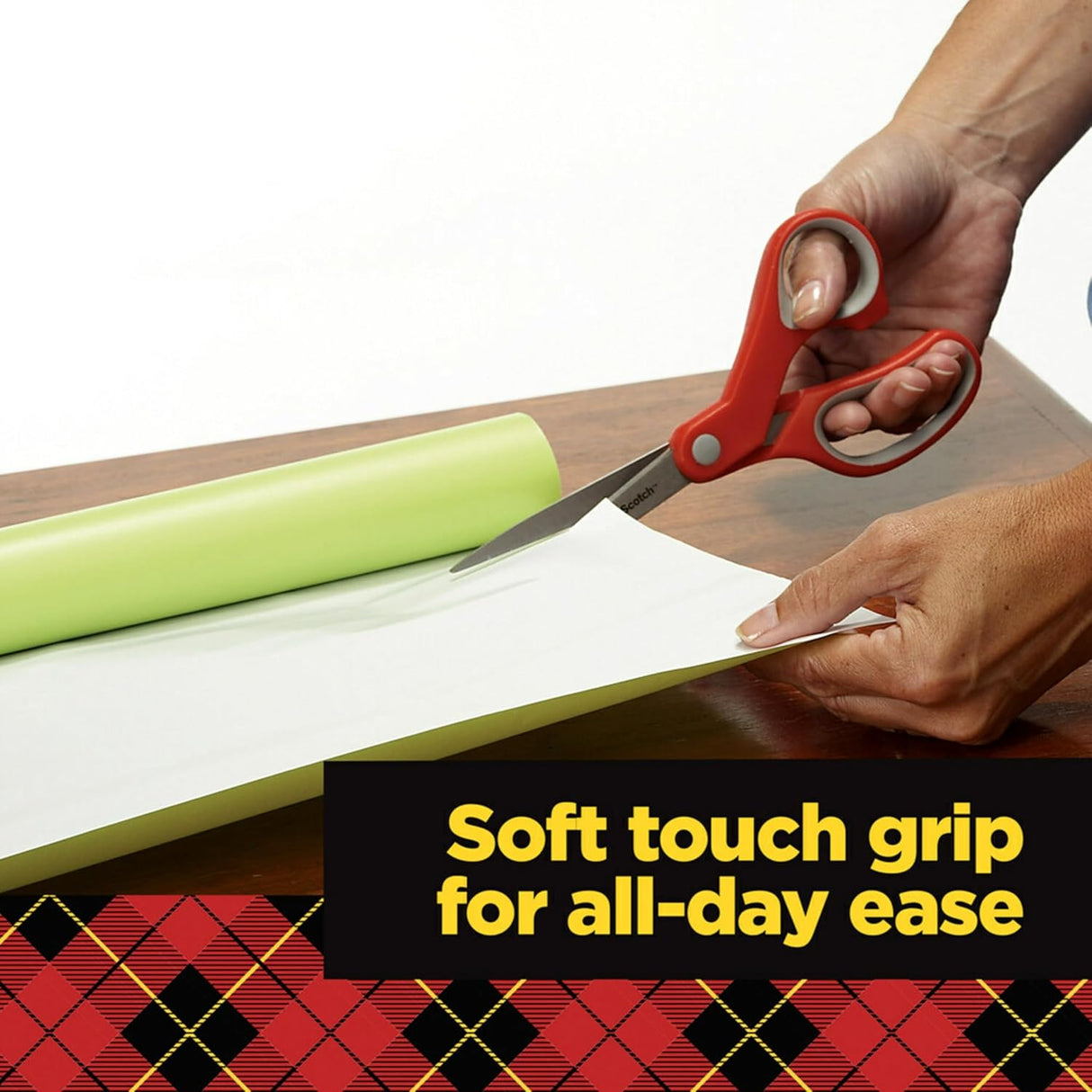 Scotch Multipurpose Scissor (15 cm), 1 scissors/pack | Stainless Steel Blades | Red and Grey color | Ergonomic Comfort Grip | Multipurpose | Office, Home and School use | Scissors - Al Kabayel Discount CentreScotch Multipurpose Scissor (15 cm), 1 scissors/pack | Stainless Steel Blades | Red and Grey color | Ergonomic Comfort Grip | Multipurpose | Office, Home and School use | ScissorsScissors3MAl Kabayel Discount Centre