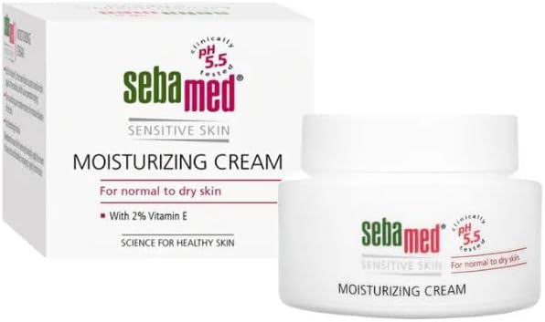 Sebamed Sensitive Skin Moisturizing Cream Jar 75ml – pH 5.5 for Normal to Dry Skin - Al Kabayel Discount CentreSebamed Sensitive Skin Moisturizing Cream Jar 75ml – pH 5.5 for Normal to Dry SkinSkin CareSEBA MEDAl Kabayel Discount Centre