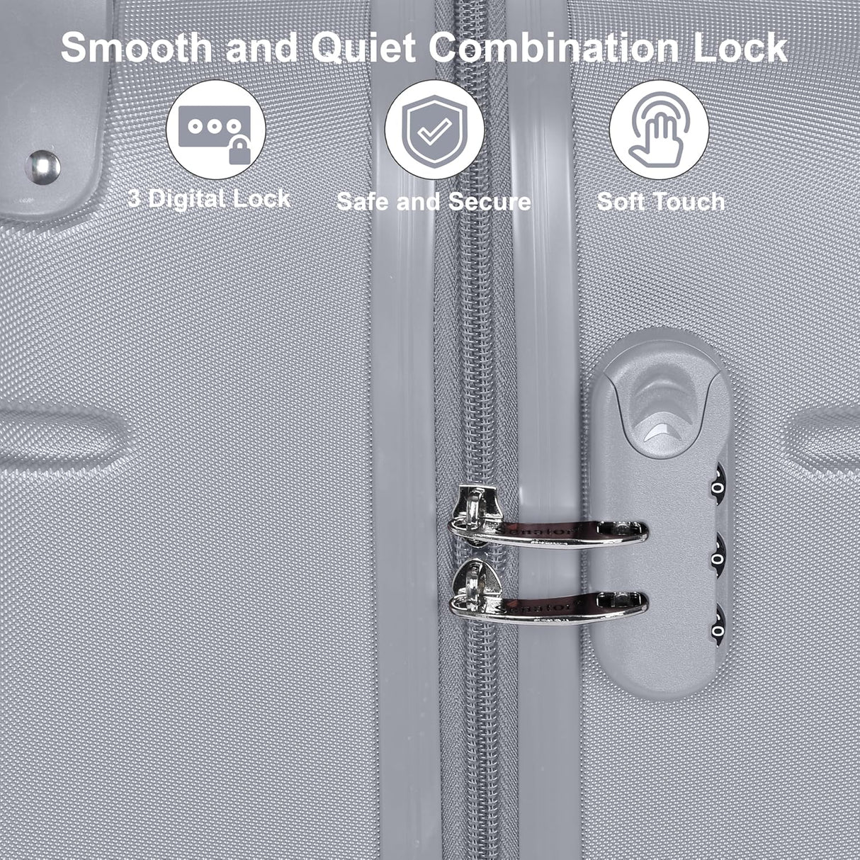 Senator A1012 Hardside Carry - On – Ultra - Light 20 - Inch Cabin Suitcase with 4 Spinner Wheels, Silver - Al Kabayel Discount CentreSenator A1012 Hardside Carry - On – Ultra - Light 20 - Inch Cabin Suitcase with 4 Spinner Wheels, SilverCabin LuggageSENATORAl Kabayel Discount Centre