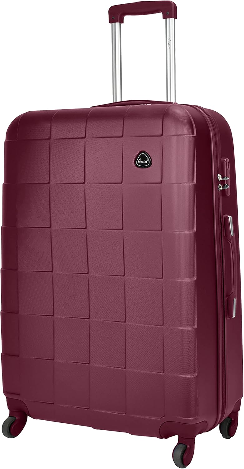 Senator A207 20 - Inch Lightweight ABS Hard Shell Check - In Luggage with 4 Spinner Wheels – Burgundy - Al Kabayel Discount CentreSenator A207 20 - Inch Lightweight ABS Hard Shell Check - In Luggage with 4 Spinner Wheels – BurgundyCabin LuggageSENATORAl Kabayel Discount Centre