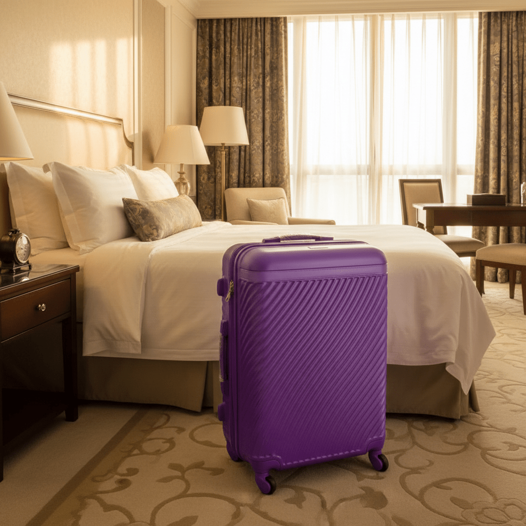 Senator Hard Shell PP Trolley Bag – Purple 24 Inch - Al Kabayel Discount CentreSenator Hard Shell PP Trolley Bag – Purple 24 InchCabin LuggageSENATORAl Kabayel Discount Centre