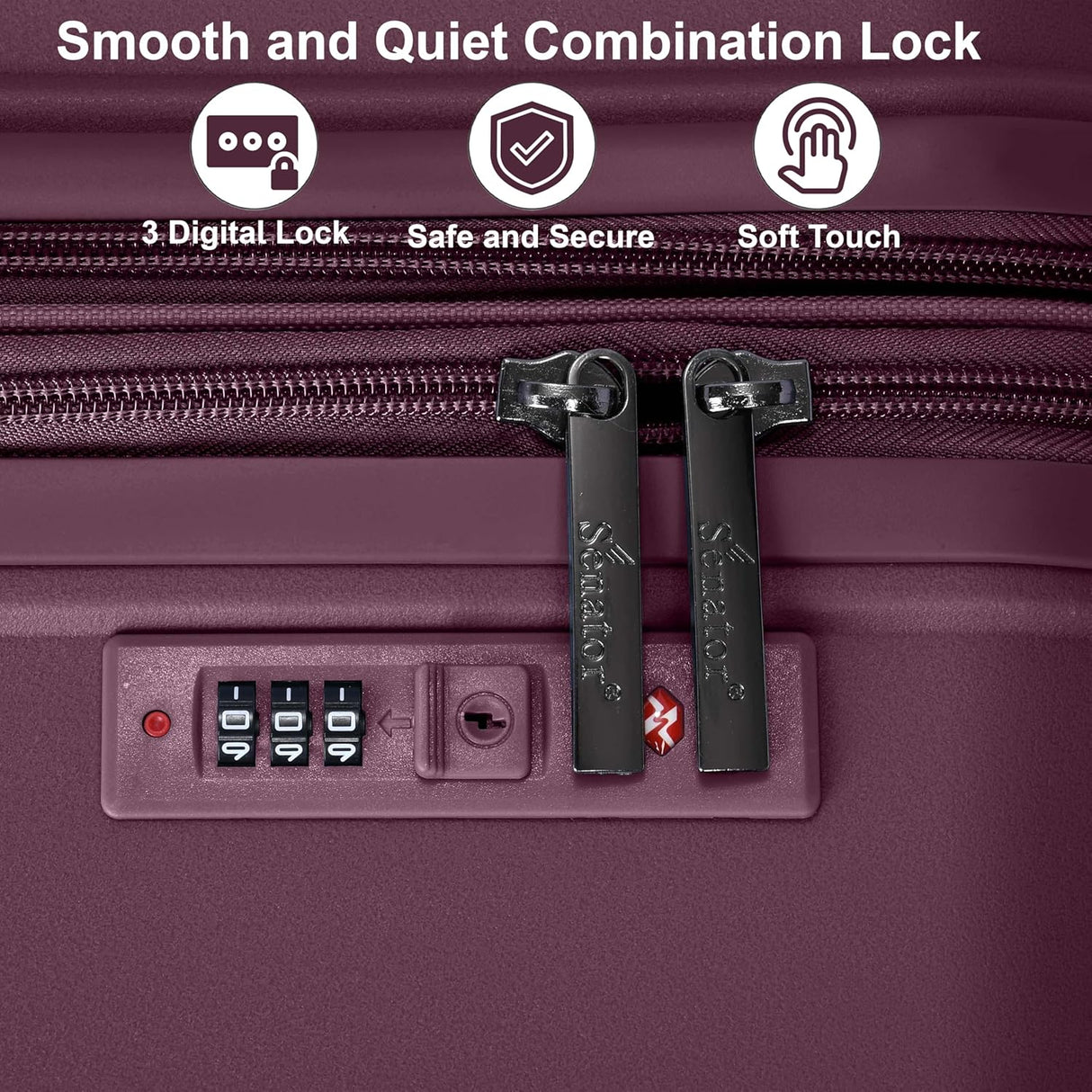 Senator KH1006 PP Hard Case Expandable Suitcase – Lightweight 24 - Inch Checked Trolley with Safe Zippers & Double Spinner Wheels, Purple - Al Kabayel Discount CentreSenator KH1006 PP Hard Case Expandable Suitcase – Lightweight 24 - Inch Checked Trolley with Safe Zippers & Double Spinner Wheels, PurpleCabin LuggageSENATORAl Kabayel Discount Centre