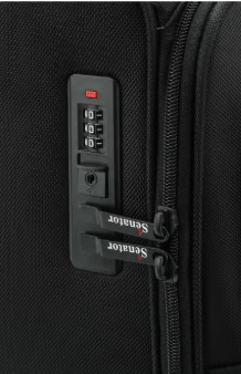 Senator KH101 17 - Inch Premium Water - Resistant Pilot Bag with 4 Double Spinner Wheels & Safe Zippers – Black - Al Kabayel Discount CentreSenator KH101 17 - Inch Premium Water - Resistant Pilot Bag with 4 Double Spinner Wheels & Safe Zippers – BlackCabin LuggageSENATORAl Kabayel Discount Centre