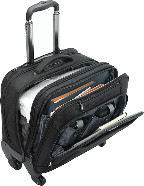 Senator KH102 17 - Inch Premium Water - Resistant Pilot Bag with 4 Spinner Wheels & Secure Laptop Compartment – Unisex - Al Kabayel Discount CentreSenator KH102 17 - Inch Premium Water - Resistant Pilot Bag with 4 Spinner Wheels & Secure Laptop Compartment – UnisexCabin LuggageSENATORAl Kabayel Discount Centre
