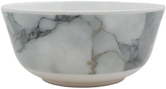 Servewell Marbo Melamine Serving Bowl - 21CM - White&Grey - Al Kabayel Discount CentreServewell Marbo Melamine Serving Bowl - 21CM - White&GreyBowlsSERVEWELLAl Kabayel Discount Centre