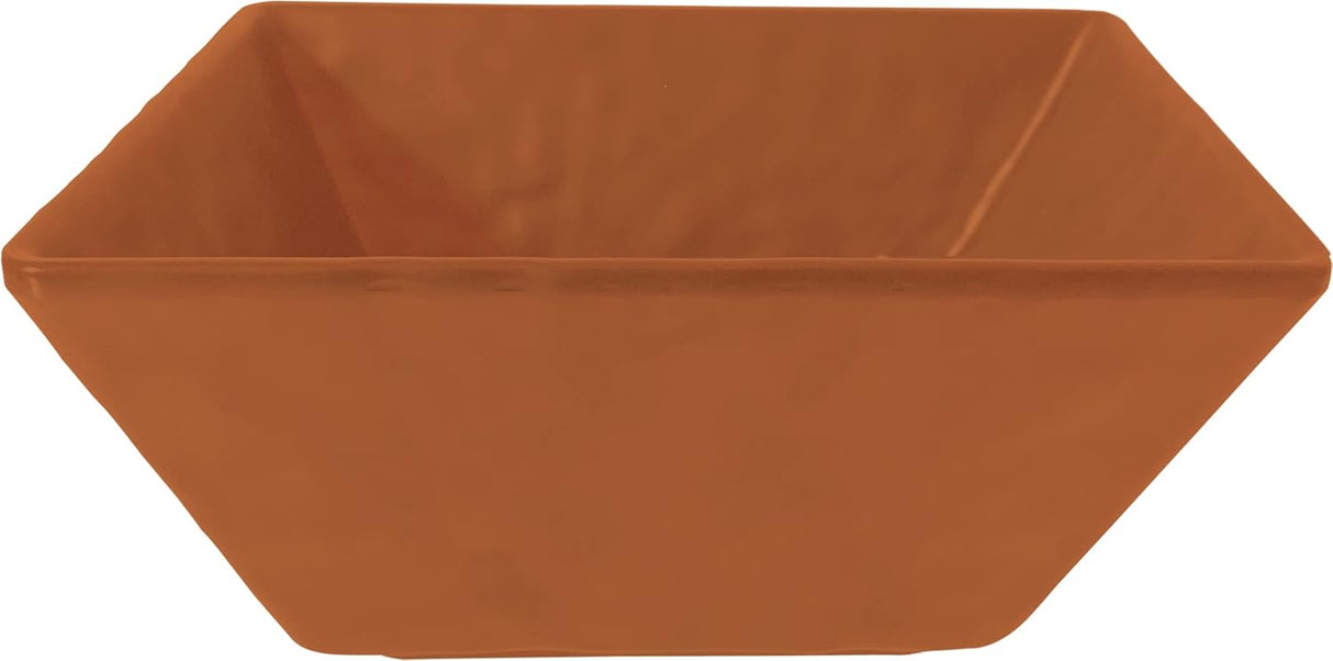Servewell Melamine Horeca Terracotta Hammered Square Bowl - 20CM - Clay Color - Al Kabayel Discount CentreServewell Melamine Horeca Terracotta Hammered Square Bowl - 20CM - Clay ColorBowlsSERVEWELLAl Kabayel Discount Centre
