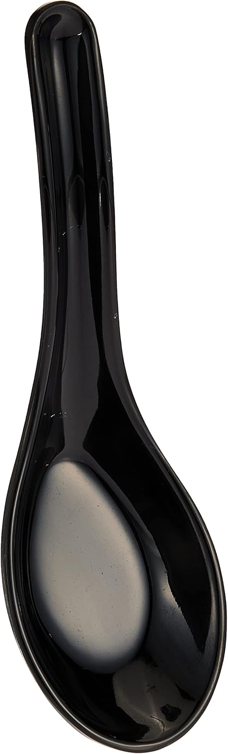 Servewell Melamine Soup Spoon - 13.5CM - Black - Al Kabayel Discount CentreServewell Melamine Soup Spoon - 13.5CM - BlackCookware AccessoriesSERVEWELLAl Kabayel Discount Centre