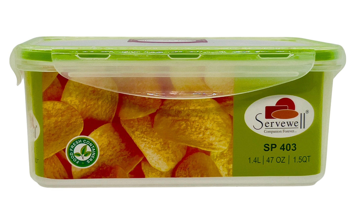 SERVEWELL Rectangular Food Container 1.4 Liter - SF9136 - Al Kabayel Discount CentreSERVEWELL Rectangular Food Container 1.4 Liter - SF9136Food ContainersSERVEWELLAl Kabayel Discount Centre