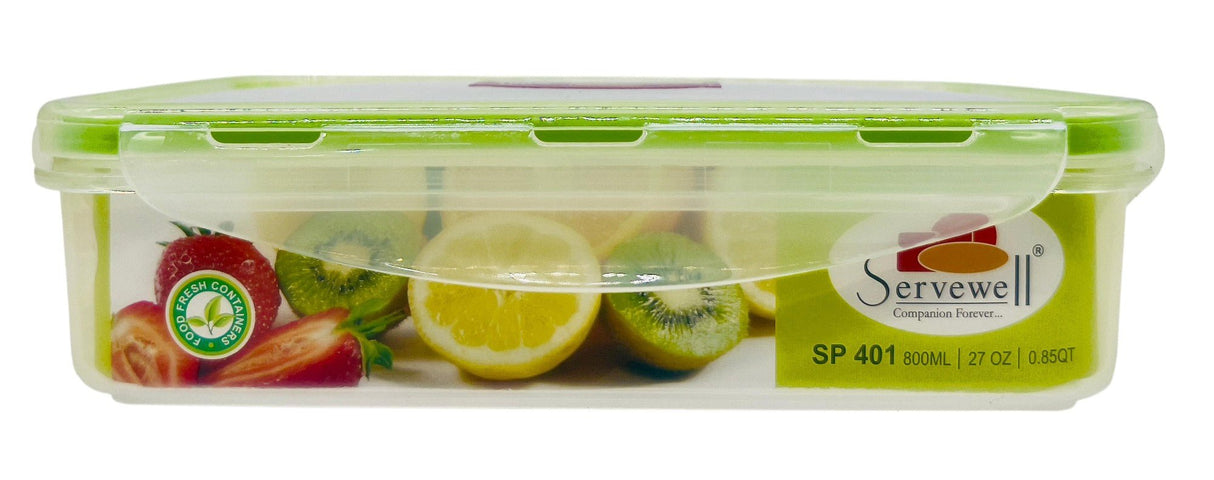 SERVEWELL Rectangular Food Container 800ml - SF9134 - Al Kabayel Discount CentreSERVEWELL Rectangular Food Container 800ml - SF9134Food ContainersSERVEWELLAl Kabayel Discount Centre
