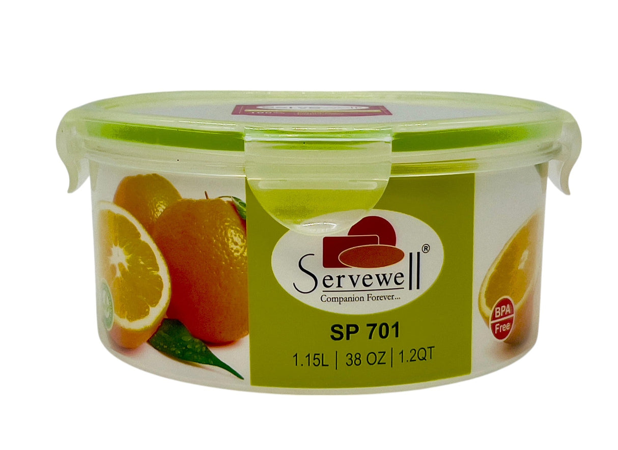 SERVEWELL Round Food Container 1.15 Liter - SF9139 - Al Kabayel Discount CentreSERVEWELL Round Food Container 1.15 Liter - SF9139Food ContainersSERVEWELLAl Kabayel Discount Centre