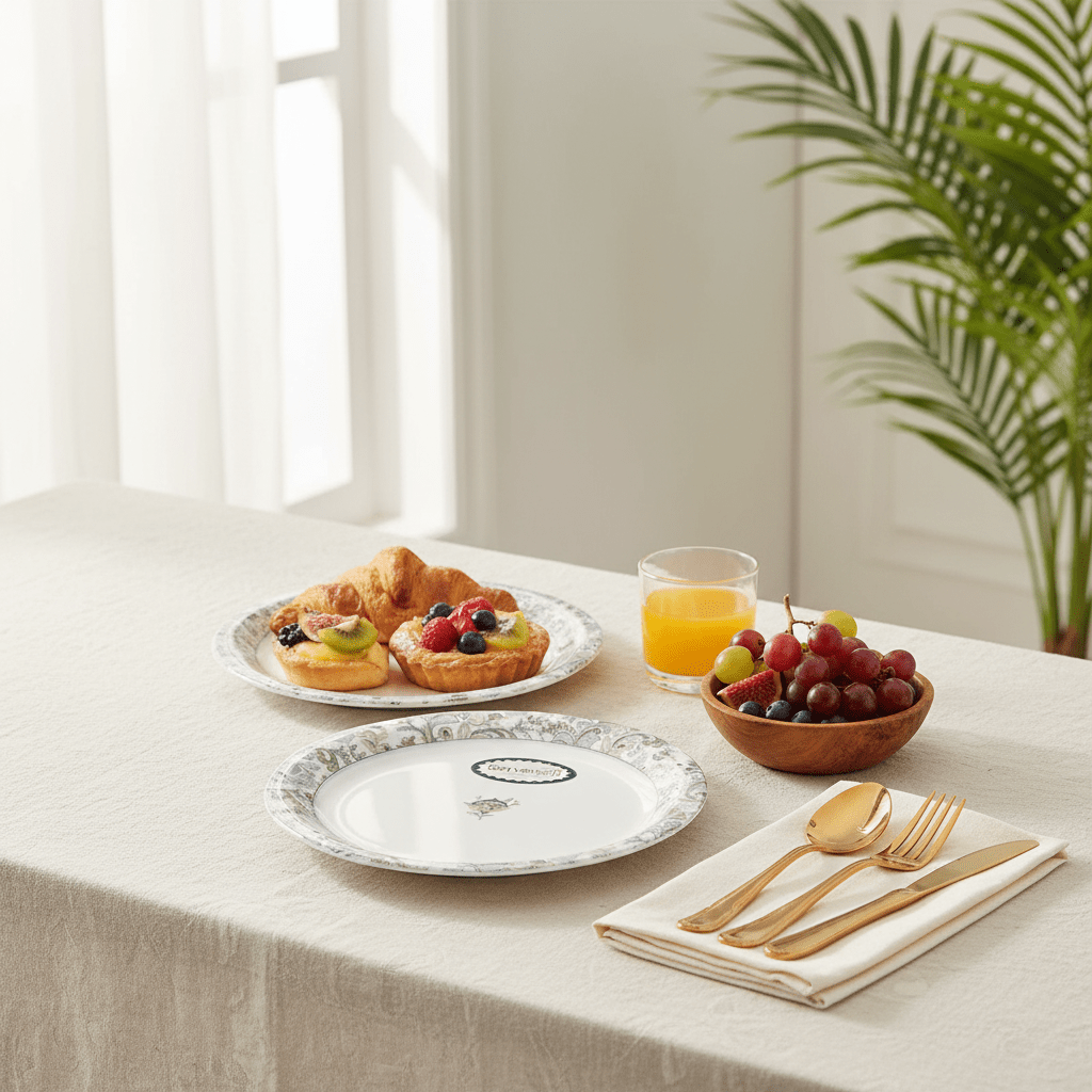 Servewell Round White Melamine Plate with Floral Design | 19 cm - Al Kabayel Discount CentreServewell Round White Melamine Plate with Floral Design | 19 cmPlatesSERVEWEREAl Kabayel Discount Centre
