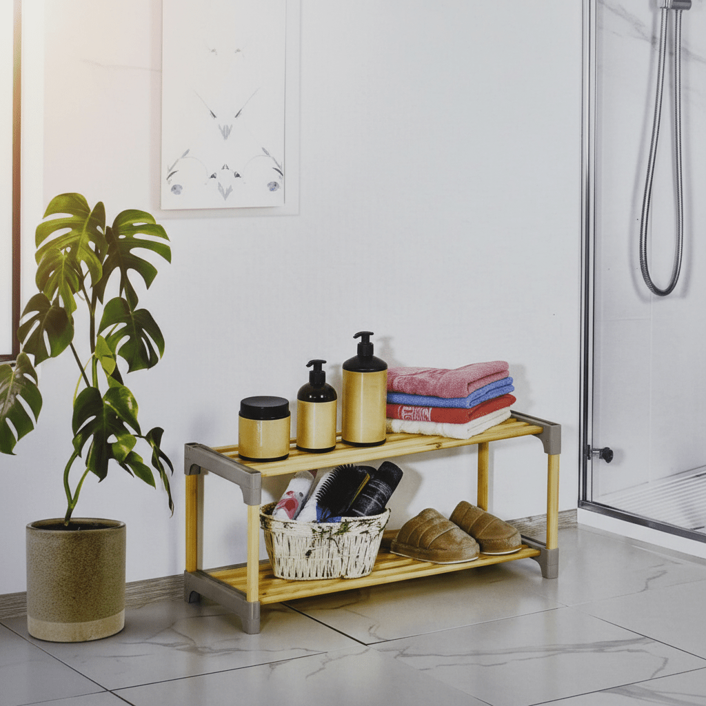 SEWOOD Modular Wood Multi - Purpose Shoe Rack 2 Tier | 71 × 27.5 × 30.5 cm - Al Kabayel Discount CentreSEWOOD Modular Wood Multi - Purpose Shoe Rack 2 Tier | 71 × 27.5 × 30.5 cmHome Décor AccentsSEWOODAl Kabayel Discount Centre