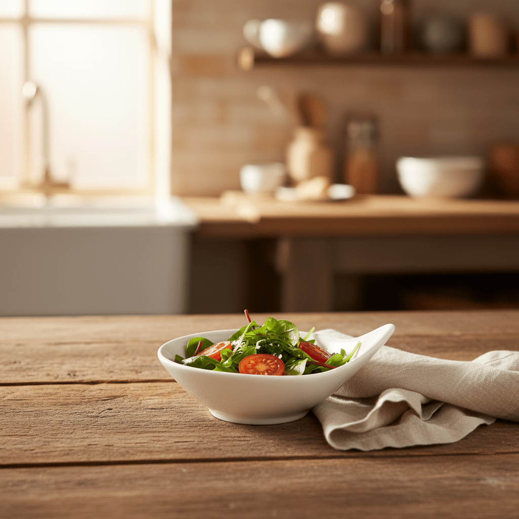 Shallow White Ceramic Dish Bowl – 10 × 4 cm Wide Serving Dish for Snacks, Salads & Side Portions - Al Kabayel Discount CentreShallow White Ceramic Dish Bowl – 10 × 4 cm Wide Serving Dish for Snacks, Salads & Side PortionsBowlsSHALLOWAl Kabayel Discount Centre