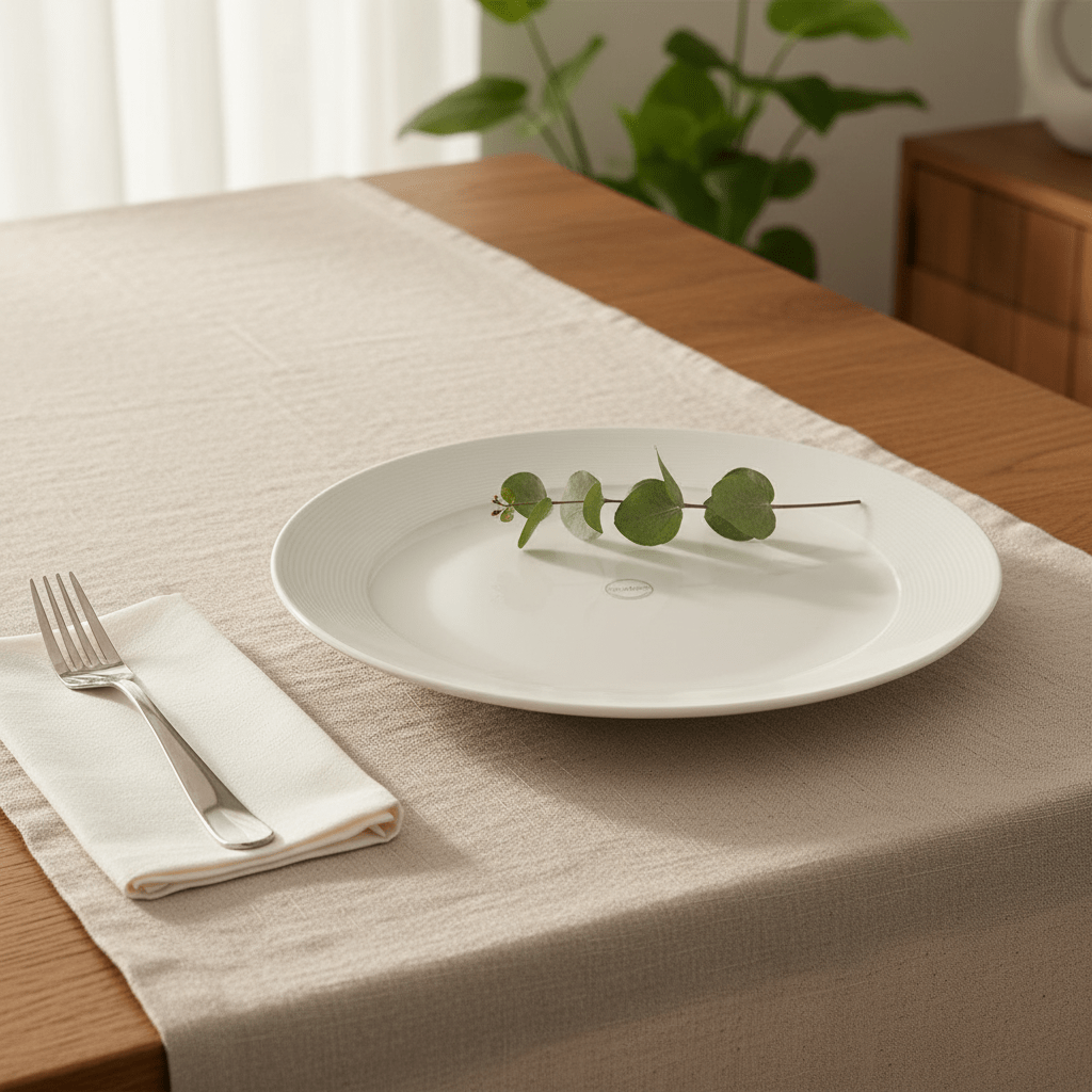 Shallow White Round Ceramic Dinner Plate – 10.5 Inch Classic Minimalist Tableware for Everyday Dining & Serving - Al Kabayel Discount CentreShallow White Round Ceramic Dinner Plate – 10.5 Inch Classic Minimalist Tableware for Everyday Dining & ServingPlatesSHALLOWAl Kabayel Discount Centre