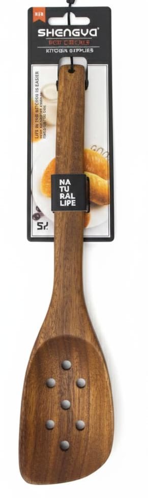 Shengya Natural Wooden Slotted Cooking Spoon – Heat - Resistant Traditional Kitchen Utensil (30 cm) - Al Kabayel Discount CentreShengya Natural Wooden Slotted Cooking Spoon – Heat - Resistant Traditional Kitchen Utensil (30 cm)Slotted SpoonSHENGYAAl Kabayel Discount Centre