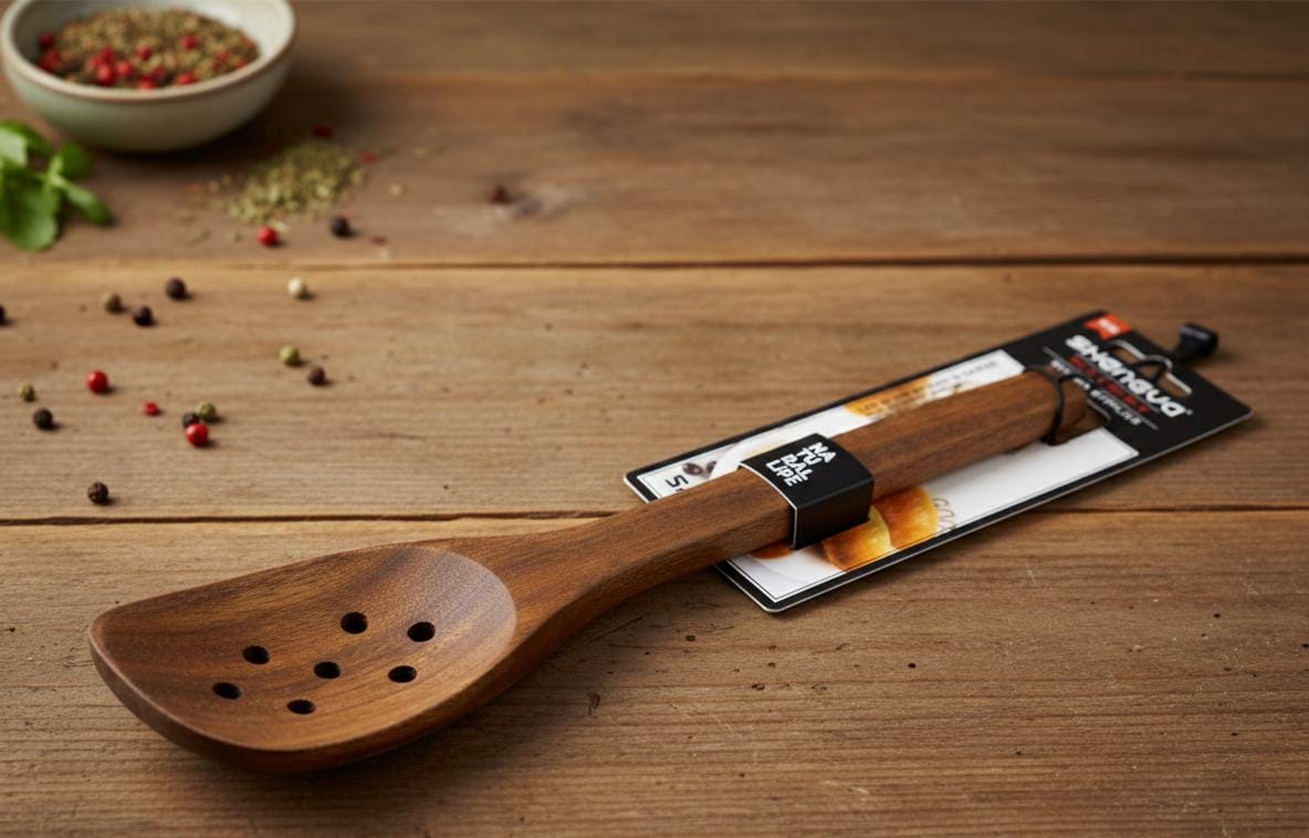 Shengya Natural Wooden Slotted Cooking Spoon – Heat - Resistant Traditional Kitchen Utensil (30 cm) - Al Kabayel Discount CentreShengya Natural Wooden Slotted Cooking Spoon – Heat - Resistant Traditional Kitchen Utensil (30 cm)Slotted SpoonSHENGYAAl Kabayel Discount Centre