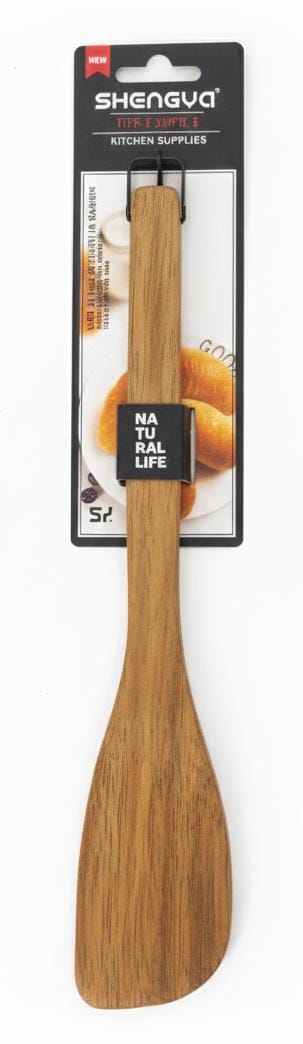 Shengya Solid Wooden Kitchen Spatula – Durable, Non - Scratch Cooking Tool for Everyday Use (30 cm) - Al Kabayel Discount CentreShengya Solid Wooden Kitchen Spatula – Durable, Non - Scratch Cooking Tool for Everyday Use (30 cm)SpatulasSHENGYAAl Kabayel Discount Centre