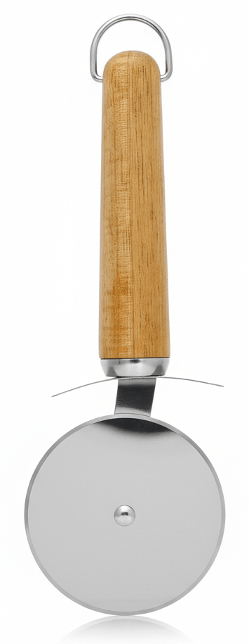 Shengya Stainless Steel Pizza Cutter Wheel with Strong Wooden Handle – Sharp, Smooth & Effortless Cutting Tool (22×7.5 cm) - Al Kabayel Discount CentreShengya Stainless Steel Pizza Cutter Wheel with Strong Wooden Handle – Sharp, Smooth & Effortless Cutting Tool (22×7.5 cm)Pizza CuttersSHENGYAAl Kabayel Discount Centre