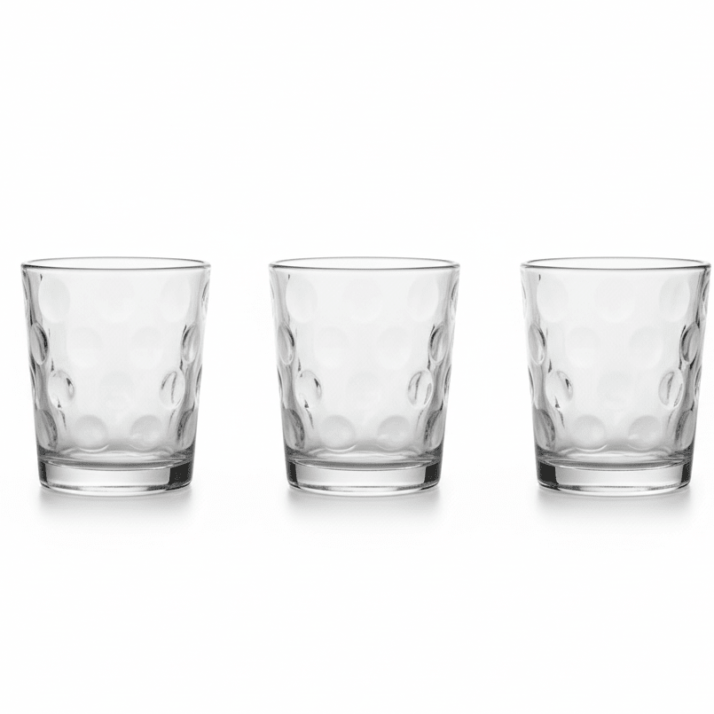 Sigma Everyday Clear Glass Tumblers – Practical Drinkware Set for Home Use, 3 Pieces, 150 ml - Al Kabayel Discount CentreSigma Everyday Clear Glass Tumblers – Practical Drinkware Set for Home Use, 3 Pieces, 150 mlTumblersSIGMAAl Kabayel Discount Centre