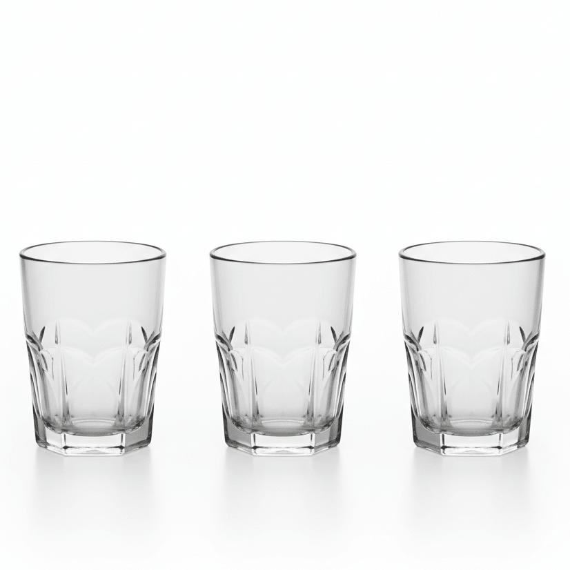 Sigma Modern Clear Glass Tumbler Set – Stylish Durable Drinking Glasses, 3 Pieces, 160 ml - Al Kabayel Discount CentreSigma Modern Clear Glass Tumbler Set – Stylish Durable Drinking Glasses, 3 Pieces, 160 mlTumblersSIGMAAl Kabayel Discount Centre