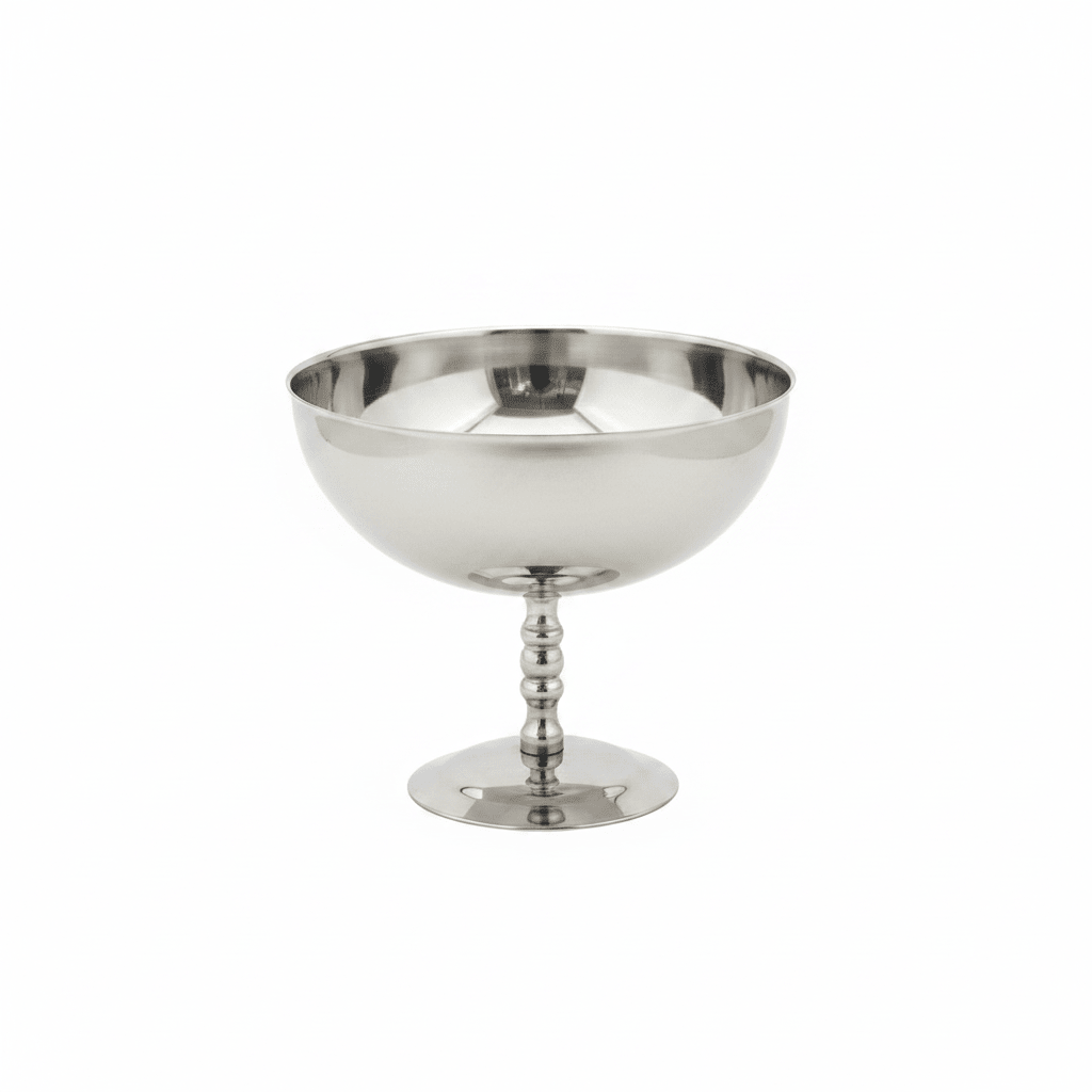 Silver Stainless Steel Ice Cream Bowl - 13×10 cm - Al Kabayel Discount CentreSilver Stainless Steel Ice Cream Bowl - 13×10 cmBowlsAKDCAl Kabayel Discount Centre