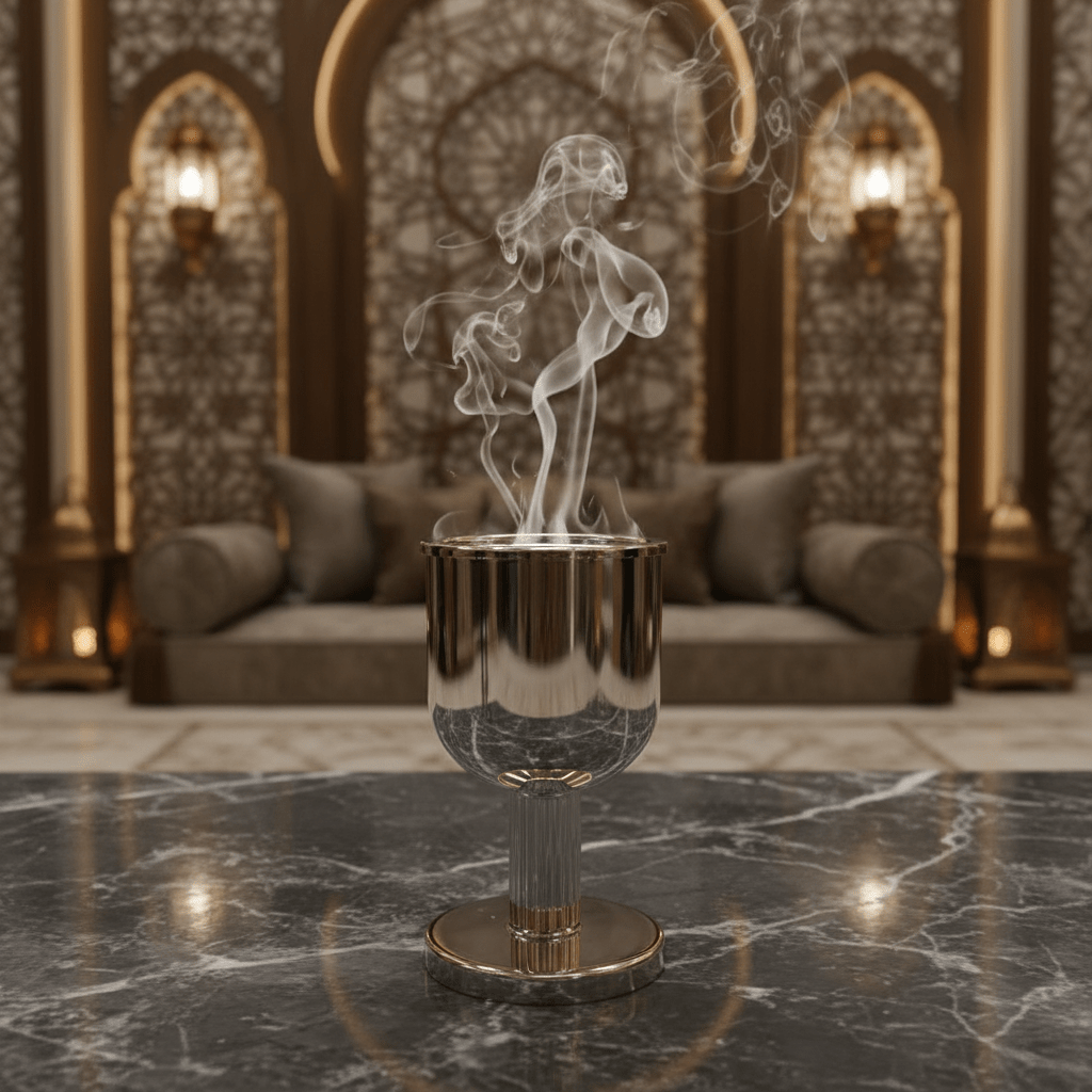 Silver Stainless Steel Incense Burner – Decorative Home Fragrance Holder (18×10 cm) - Al Kabayel Discount CentreSilver Stainless Steel Incense Burner – Decorative Home Fragrance Holder (18×10 cm)Incense BurnerAKDCAl Kabayel Discount Centre