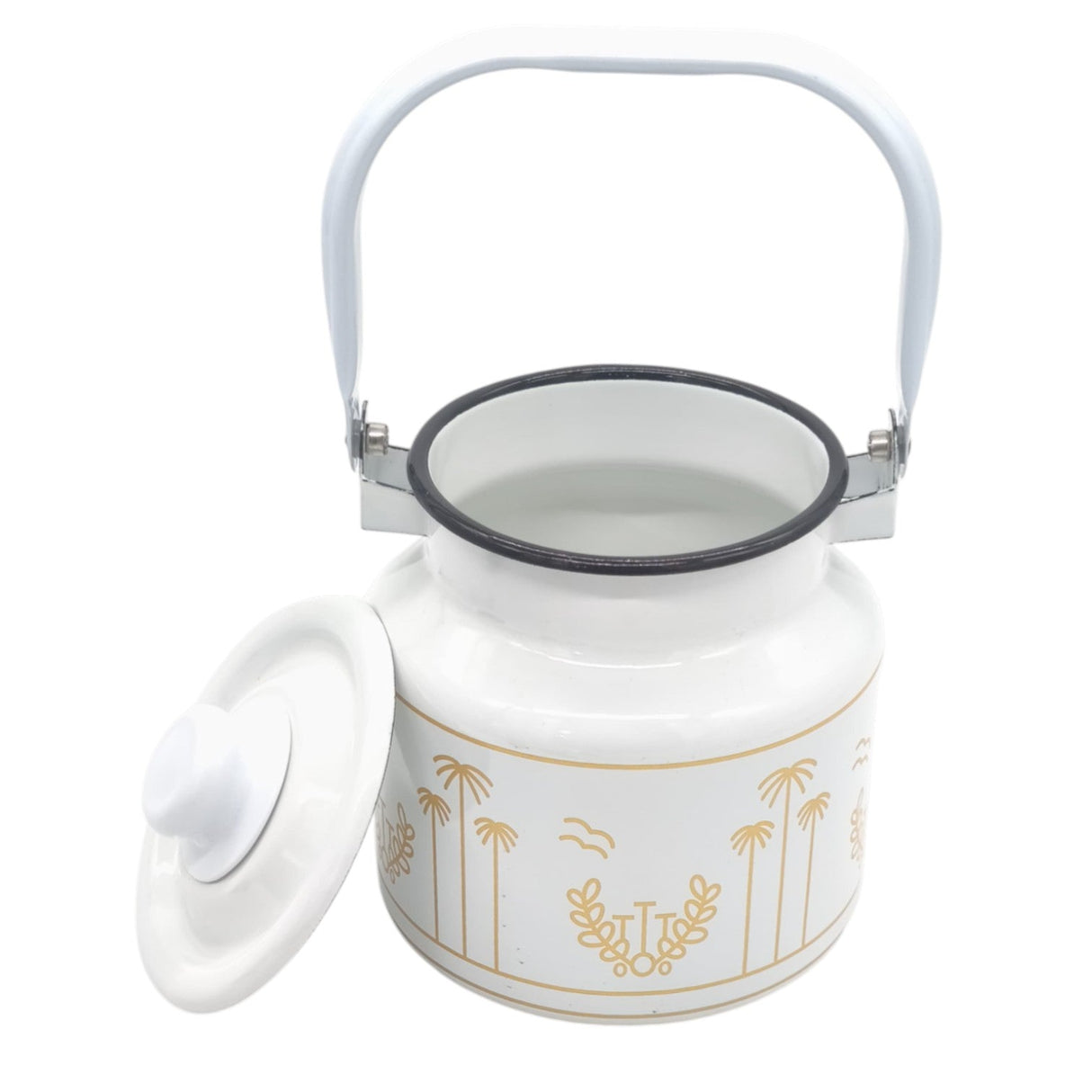 Simba Enamel Milk Can With Lid & Handle Oil Can Milk Ghee Storage Can - 2000ML - Al Kabayel Discount CentreSimba Enamel Milk Can With Lid & Handle Oil Can Milk Ghee Storage Can - 2000MLFood ContainersSIMBAAl Kabayel Discount Centre