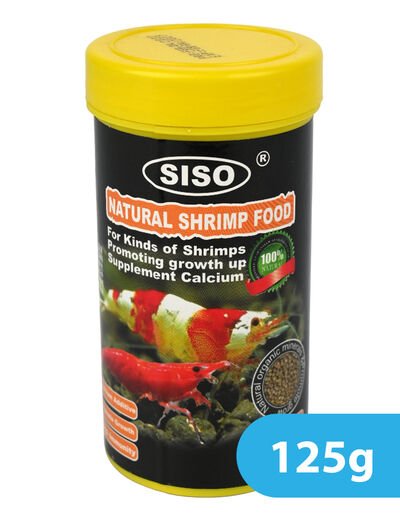Siso Natural Shrimp Food, Growth Up Supplyment Calcium, 125G - Al Kabayel Discount CentreSiso Natural Shrimp Food, Growth Up Supplyment Calcium, 125GPet SuppliesSISOAl Kabayel Discount Centre