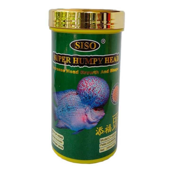 SISO Premium Fish Food Super Humpy Head – Specialized Growth Formula to Enhance Head Shape, Boost Vitality & Overall Health in Aquarium Fish - Al Kabayel Discount CentreSISO Premium Fish Food Super Humpy Head – Specialized Growth Formula to Enhance Head Shape, Boost Vitality & Overall Health in Aquarium FishPet SuppliesSISOAl Kabayel Discount Centre
