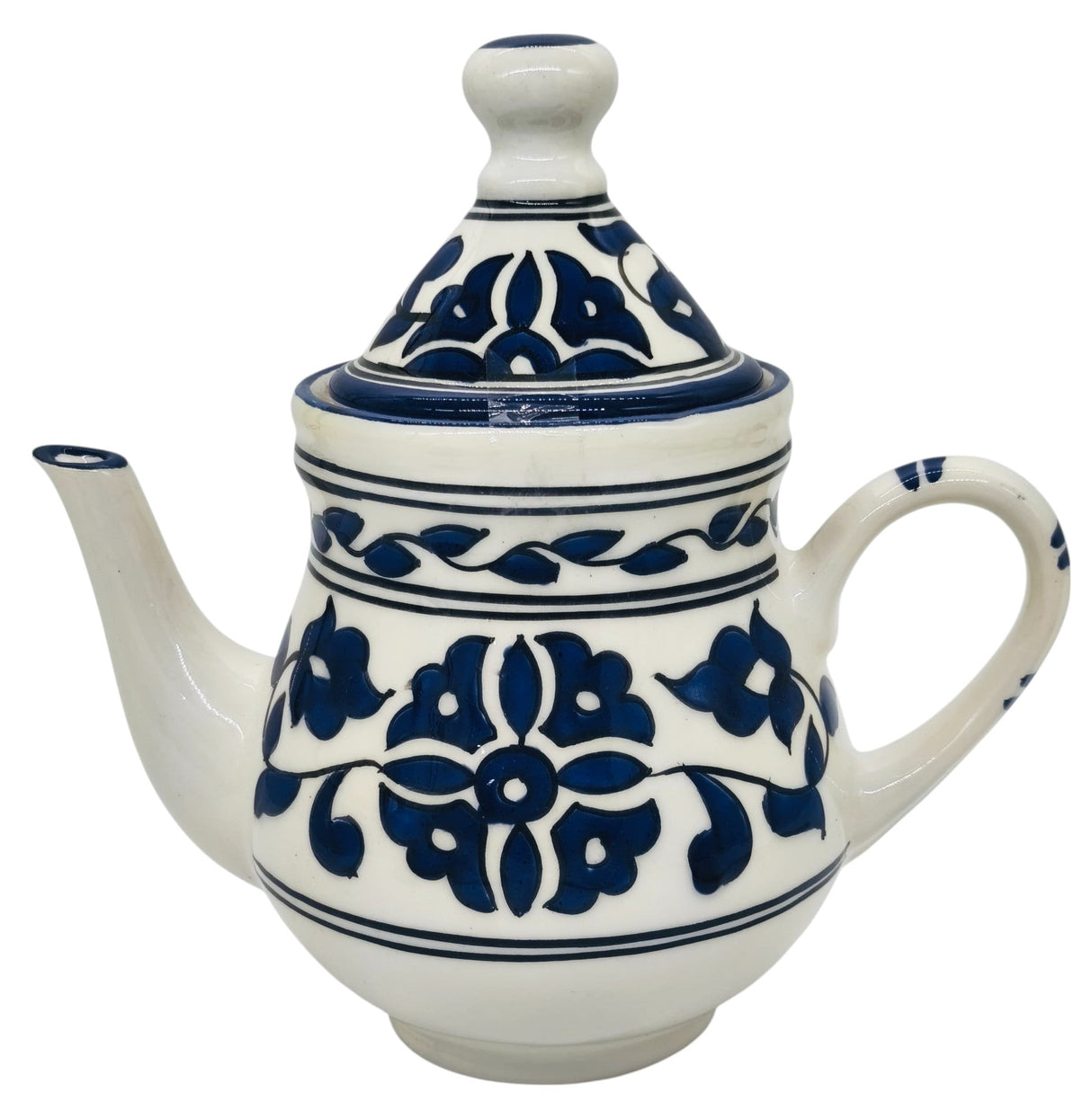 SLAMA Ceramic Coffee Pot 25cm*10cm, Floral Blue - Al Kabayel Discount CentreSLAMA Ceramic Coffee Pot 25cm*10cm, Floral BlueTea/Coffee PotsSLAMAAl Kabayel Discount Centre