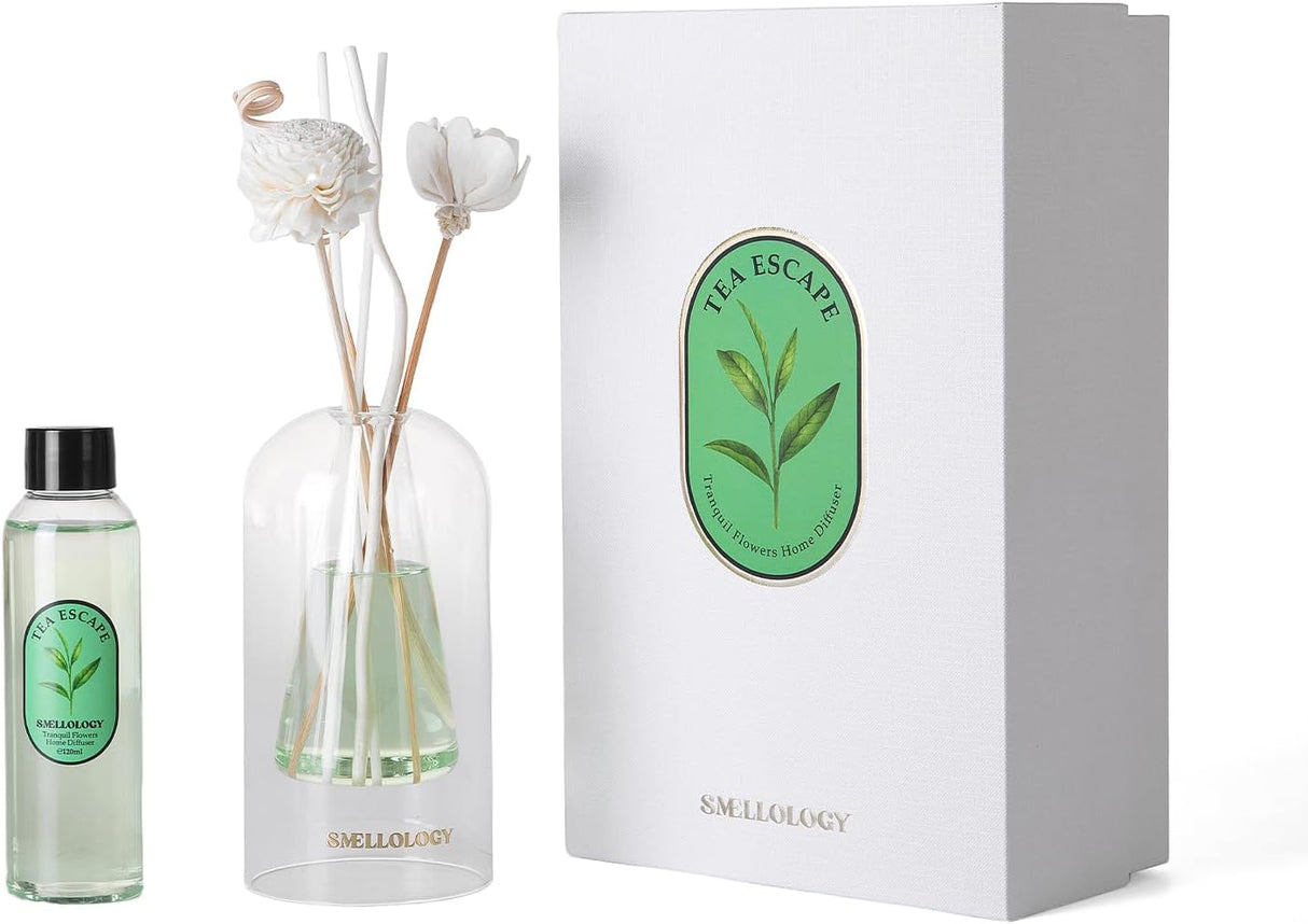 SMELLOLOGY Tranquil Flower Flowers Home Diffuser - Tea Escape 120ml - Al Kabayel Discount CentreSMELLOLOGY Tranquil Flower Flowers Home Diffuser - Tea Escape 120mlHome FragrancesSMELLOLOGYAl Kabayel Discount Centre
