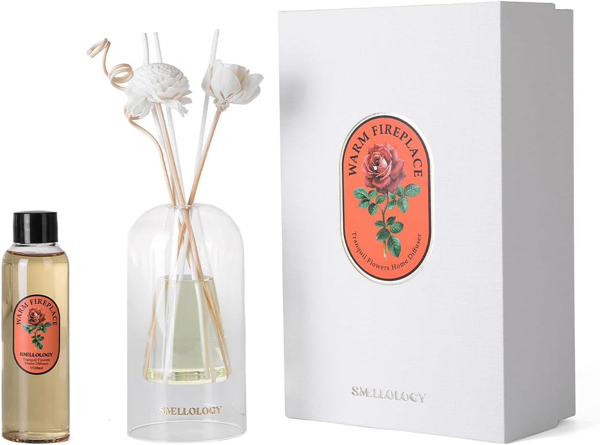 SMELLOLOGY Tranquil Flower Flowers Home Diffuser - Warm Fireplace 120ml - Al Kabayel Discount CentreSMELLOLOGY Tranquil Flower Flowers Home Diffuser - Warm Fireplace 120mlHome FragrancesSMELLOLOGYAl Kabayel Discount Centre