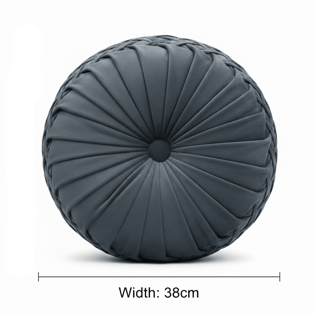 Smock Pillow Velvet Cushion - 38cm - Grey / Ceram / Teal Blue / Kakhi / Navy Blue / Lime Green / Light Blue / Rose - Al Kabayel Discount CentreSmock Pillow Velvet Cushion - 38cm - Grey / Ceram / Teal Blue / Kakhi / Navy Blue / Lime Green / Light Blue / RoseFloor Pillows & CushionsAKDCAl Kabayel Discount Centre