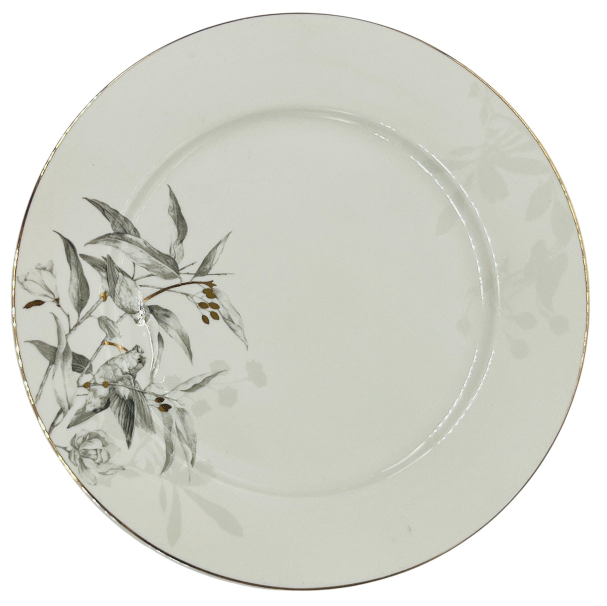 Solecasa Porcelain Dessert Plate 8", White - Grey Floral Designs - Al Kabayel Discount CentreSolecasa Porcelain Dessert Plate 8", White - Grey Floral DesignsPlatesSOLECASAAl Kabayel Discount Centre