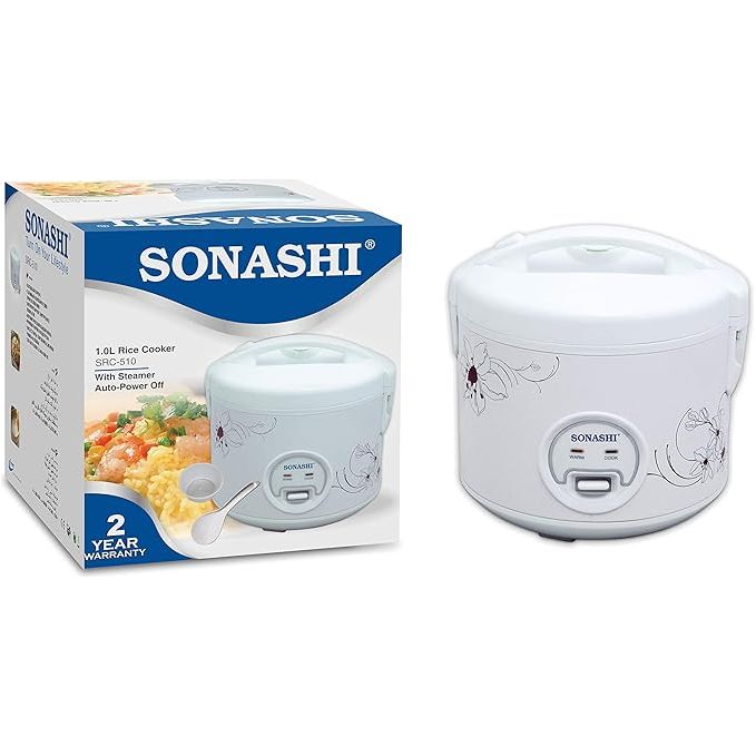 Sonashi 1 Liter Rice Cooker with Steamer - SRC - 510 - Al Kabayel Dicount CenterSonashi 1 Liter Rice Cooker with Steamer - SRC - 510Rice CookersSONASHIAl Kabayel Dicount Center