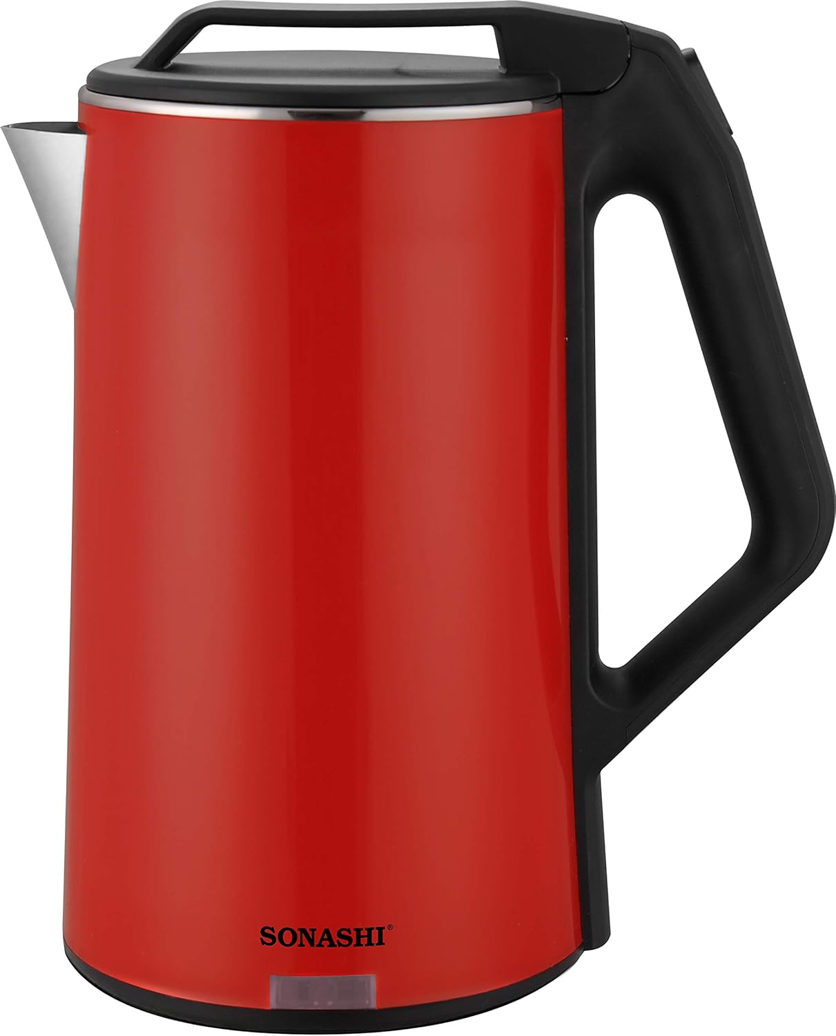 Sonashi 1.8 Liter Stainless Steel Cordless Kettle Red - SKT - 1803 - Al Kabayel Discount CentreSonashi 1.8 Liter Stainless Steel Cordless Kettle Red - SKT - 1803Electric KettlesSONASHIAl Kabayel Discount Centre